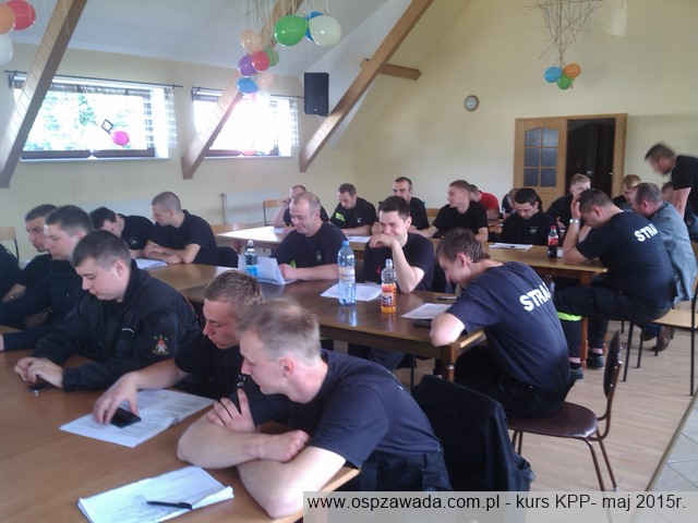 OSP Zawada - Kurs KPP - Maj 2015