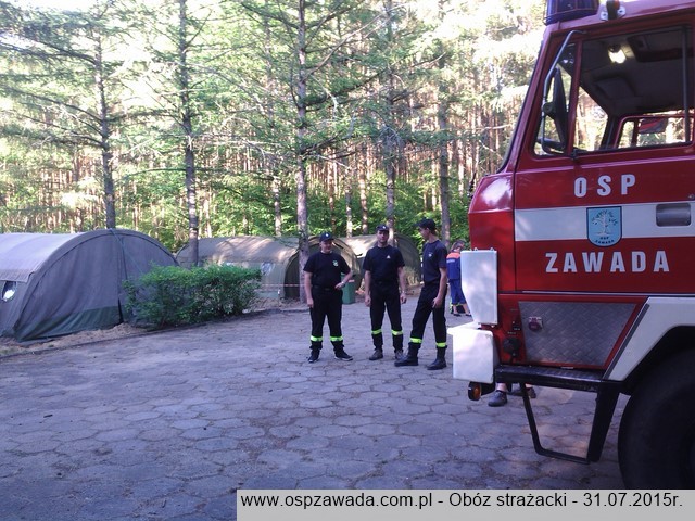 OSP Zawada - Obóz strażacki - 31.07.2015
